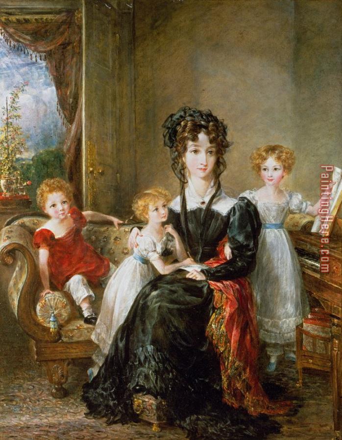 John Constable Portrait of Elizabeth Lea and her Children